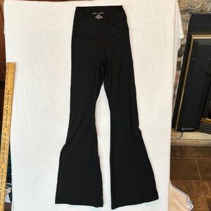 Black Women's Flared Leggings